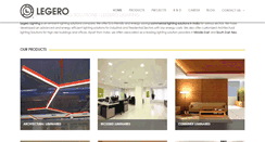 Desktop Screenshot of legerolighting.com
